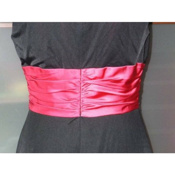 Kay Unger Twist Satin Waist Cocktail Dress 12 NEW - Picture 7 of 9